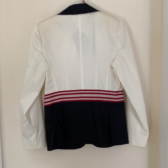 Les Copains Blue Lable NWT White Blazer sz 2 - Picture 4 of 4